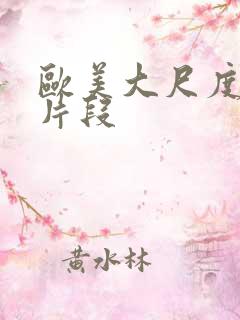 欧美大尺度床戏片段