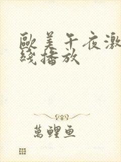 欧美午夜激情在线播放
