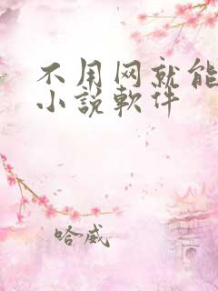 不用网就能看的小说软件