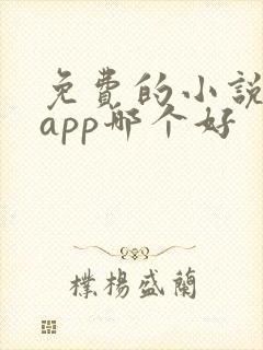 免费的小说阅读app哪个好 免费的小说阅读app哪个好