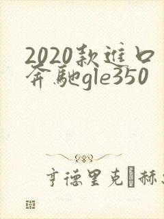 2020款进口奔驰gle350