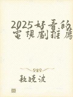 2025好看的电视剧推荐前十名