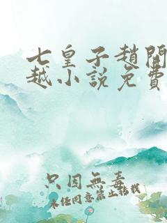 七皇子赵开的穿越小说免费阅读