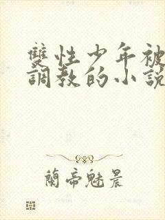 双性少年被绑架调教的小说