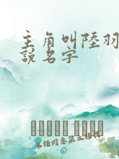 主角叫陆羽的小说名字