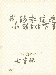 我的微信连三界 小说txt下载