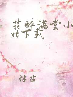 花醉满堂小说txt下载