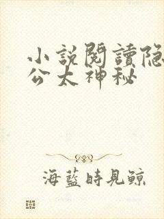 小说阅读隐婚老公太神秘