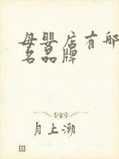 母婴店有哪些知名品牌