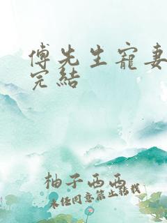 傅先生宠妻无度完结