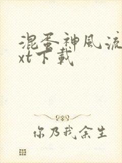 混蛋神风流史txt下载