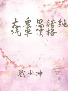 大众思皓纯电动汽车价格