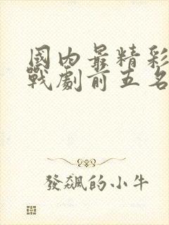 国内最精彩的谍战剧前五名