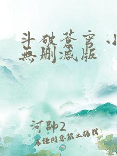 斗破苍穹 小说无删减版