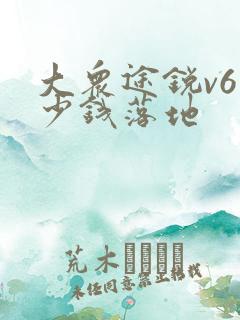 大众途锐v6多少钱落地