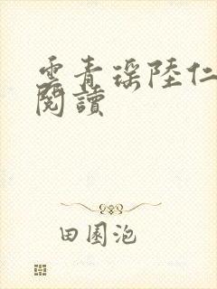 云青瑶陆仁全本阅读