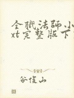 全职法师小说txt完整版下载网盘