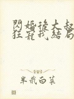 闪婚后大叔每天狂宠我结局
