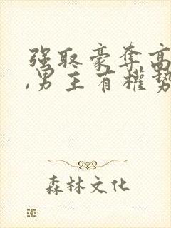 强取豪夺高干文,男主有权势的小说