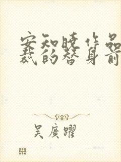 安知晓作品:总裁的替身前妻阅读阅读全文