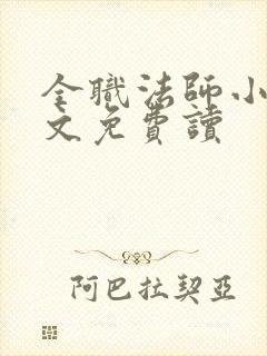 全职法师小说全文免费读