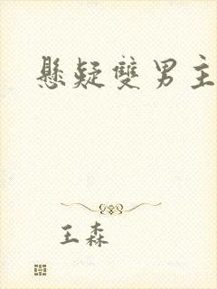 悬疑双男主小说