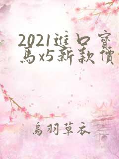2021进口宝马x5新款价格