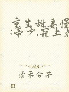 重生甜妻慢点撩:帝少,宠上瘾
