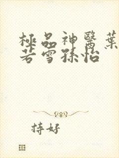 极品神医叶辰夏若雪孙怡