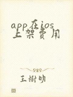app在ios上架费用