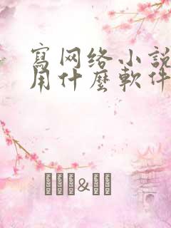 写网络小说一般用什么软件
