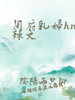 周府乳妇hnp辣文