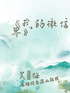 《我的微信连三界》