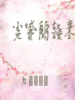 小城的故事小说免费阅读全文