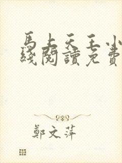马上天王小说在线阅读免费无弹窗