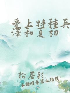 爱上特种兵梁牧泽和夏初