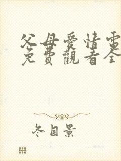 父母爱情电视剧免费观看全集高清
