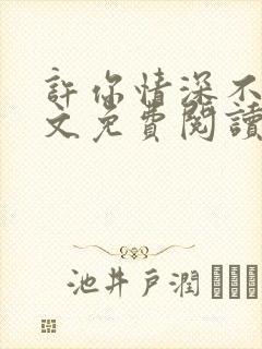 许你情深不负全文免费阅读