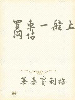 买车一般上什么网站