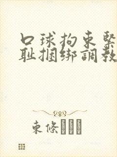 口球拘束紧缚羞耻捆绑调教小说