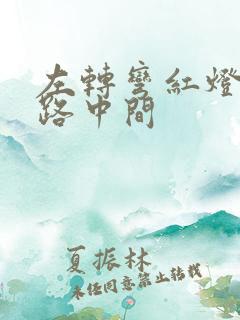 左转弯红灯停在路中间