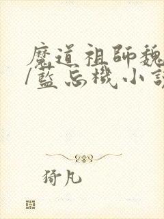 魔道祖师魏无羡/蓝忘机小说免费无弹窗