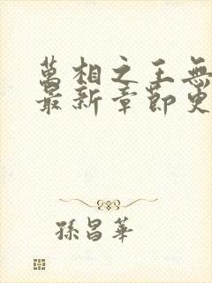 万相之王无弹窗最新章节更新时间