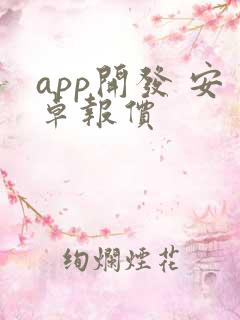 app开发 安卓报价