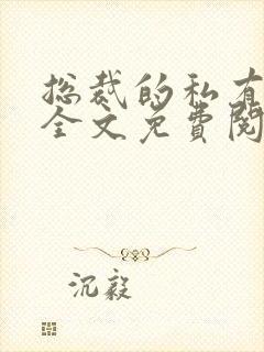 总裁的私有宝贝全文免费阅读全文