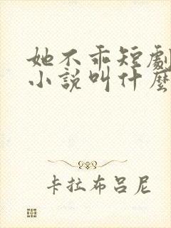 她不乖短剧原著小说叫什么 她不乖短剧原著小说叫什么