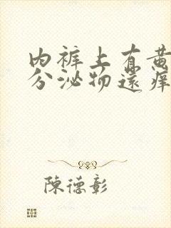 内裤上有黄黄的分泌物还痒是怎么回事