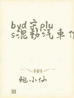 byd宋plus混动汽车价格 byd宋plus混动汽车价格