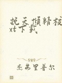 挽天倾精校版txt下载