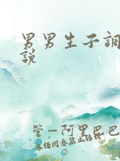 男男生子调教小说